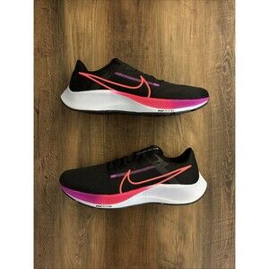 Nike Men Size 11 Air Zoom Pegasus 38 Black/Pink Running Shoes CW7356-011